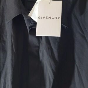 Givenchy Men's Elegant Black Dress Shirt